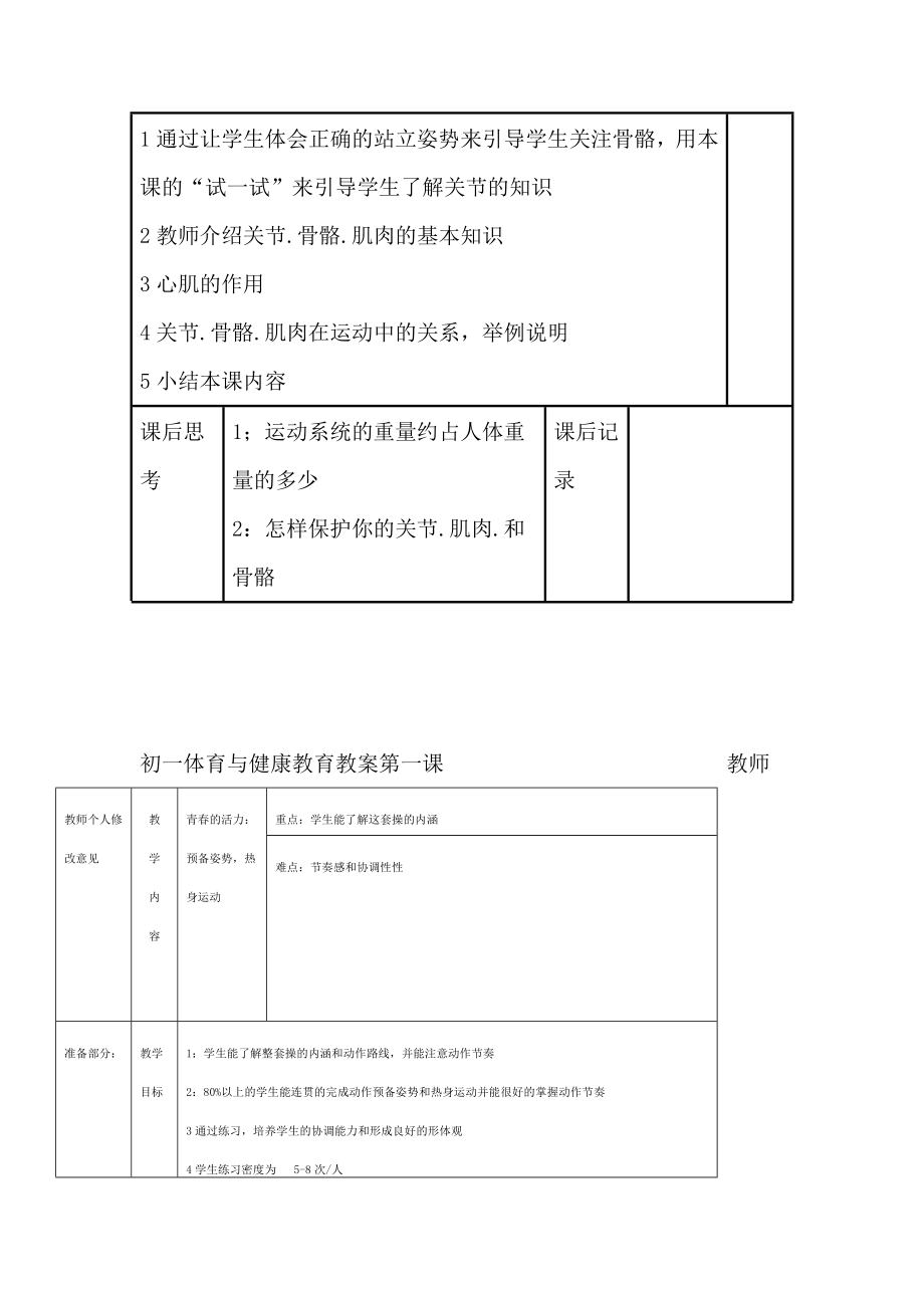 新课标初一下册体育健康精品教案　全册.doc_第2页