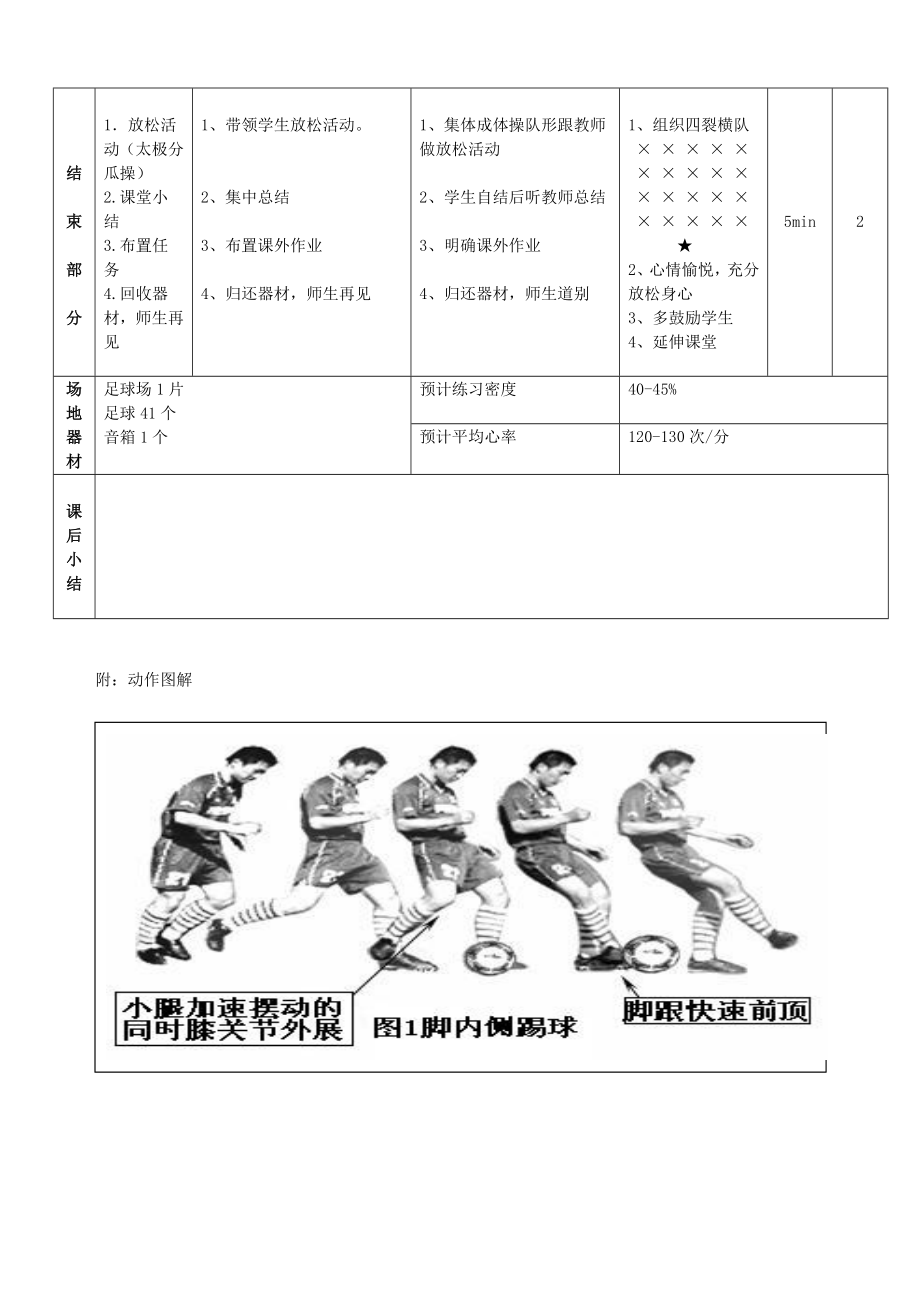 足球脚内侧传接球教案.doc_第3页