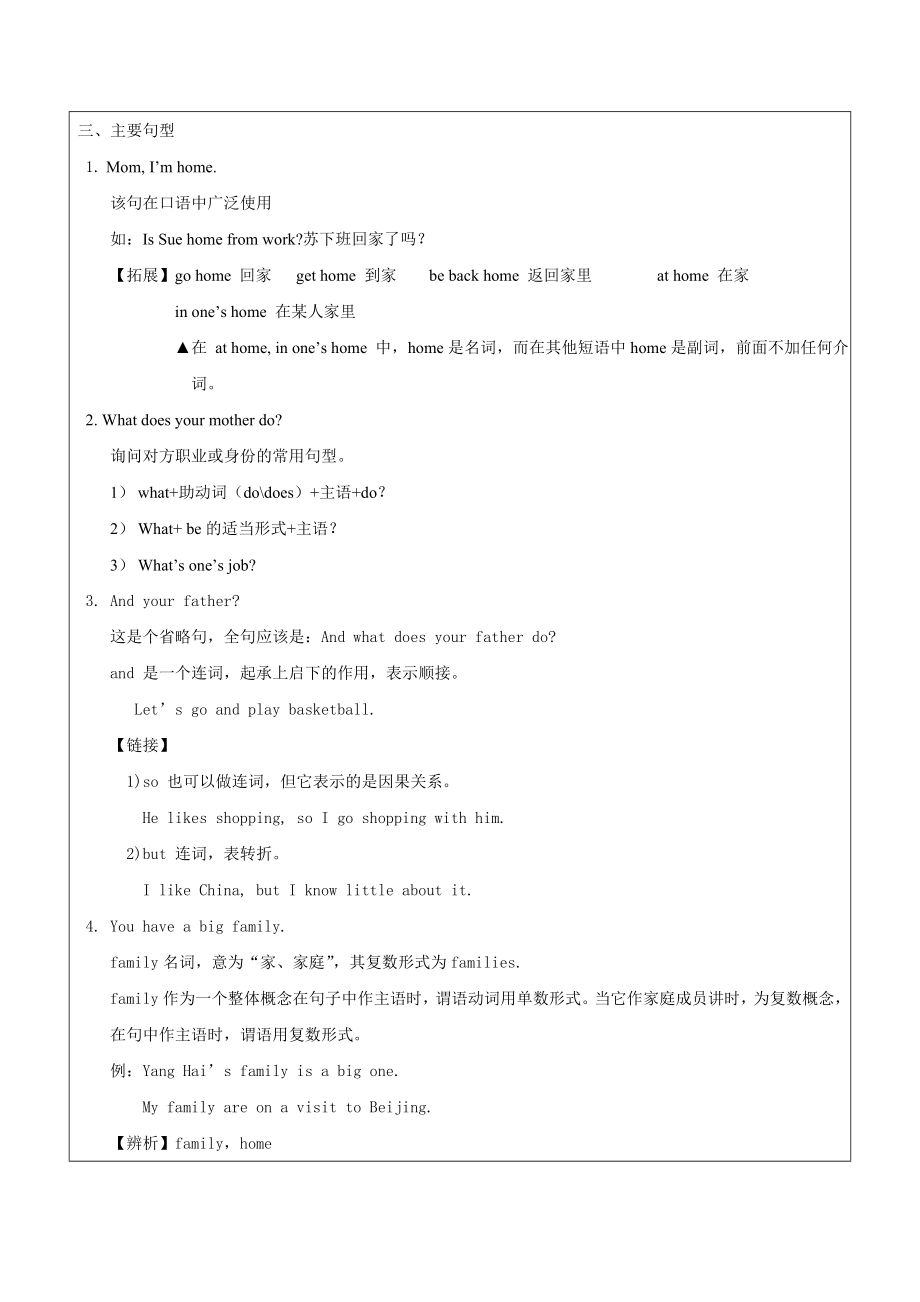 [整理版]仁爱版七级英语上册Unit3 Topic2 知识点及练习.doc_第2页