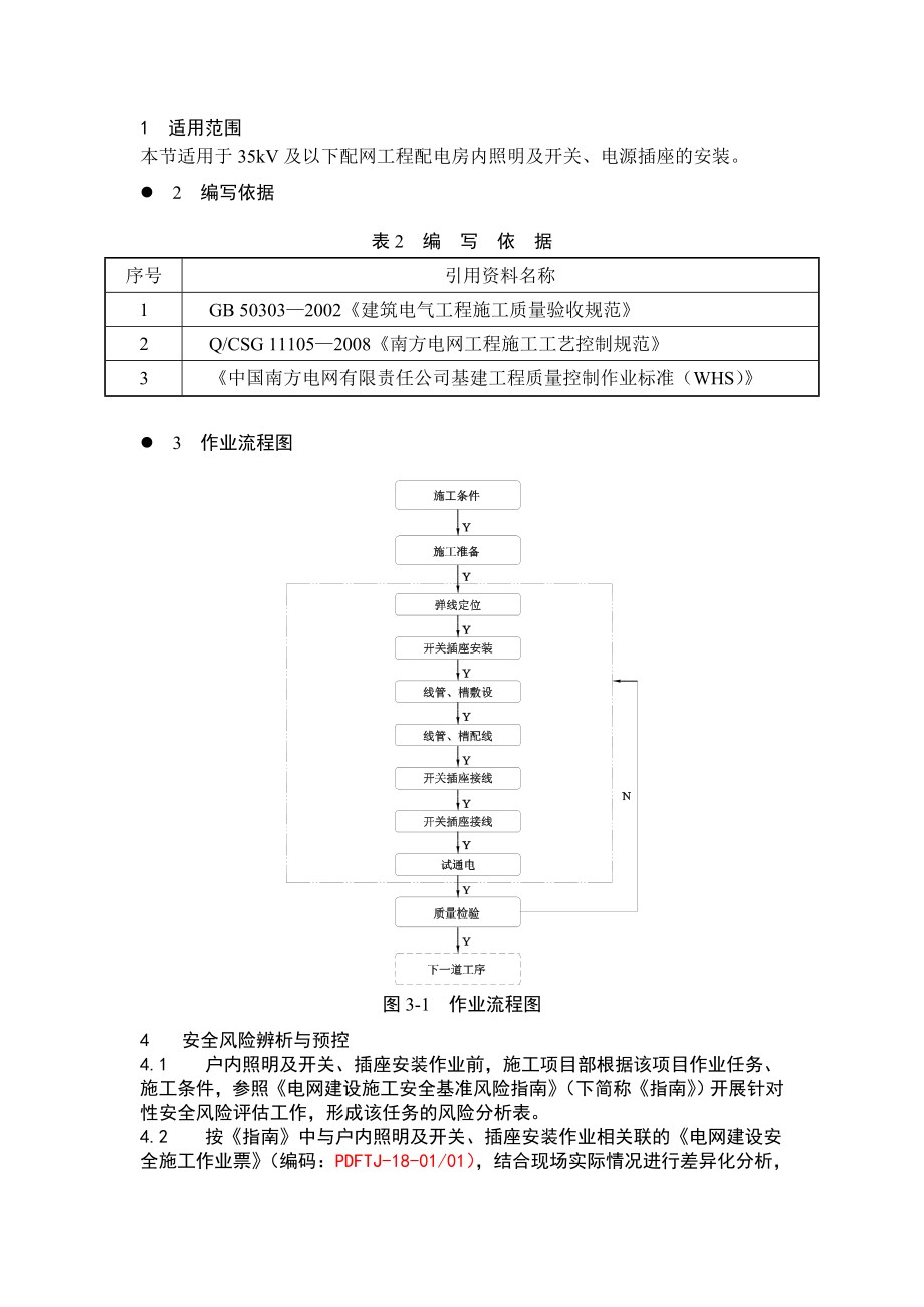 户内照明及开关插座安装作业指导书.doc_第3页