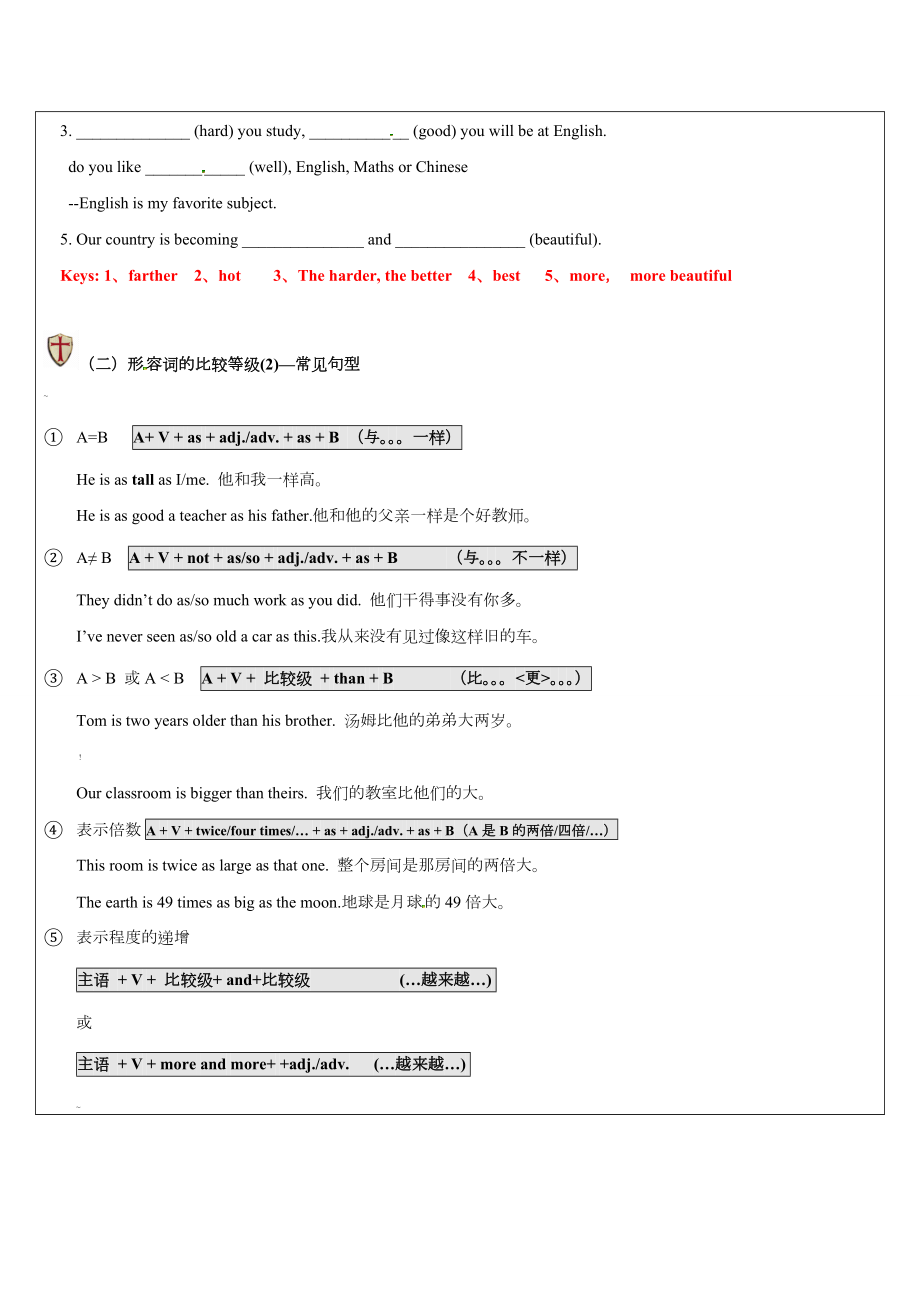 牛津英语8A语法知识汇总.doc_第2页