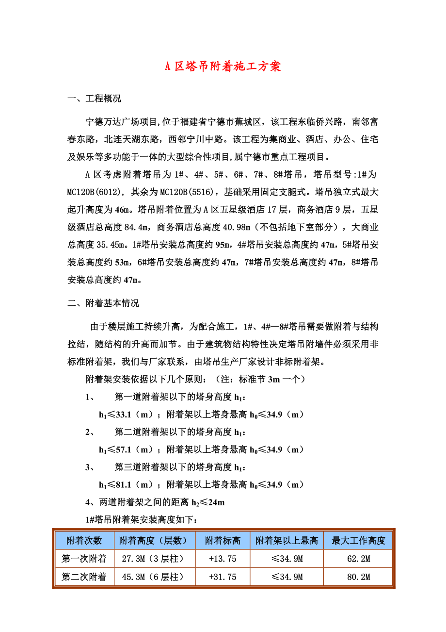 塔吊安装附着施工方案.doc_第2页