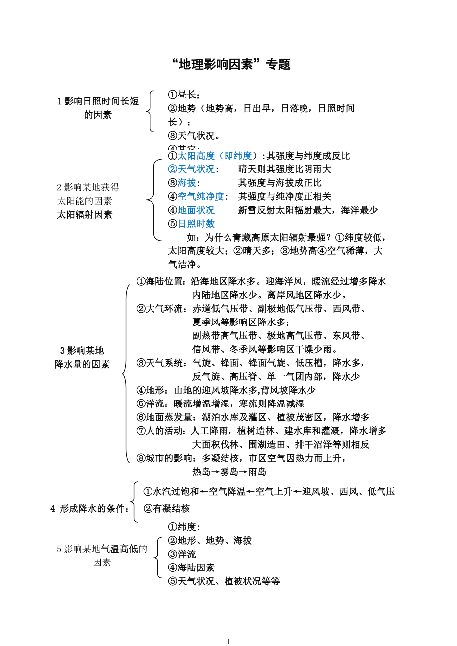 地理自然因素专题剖析.doc_第1页