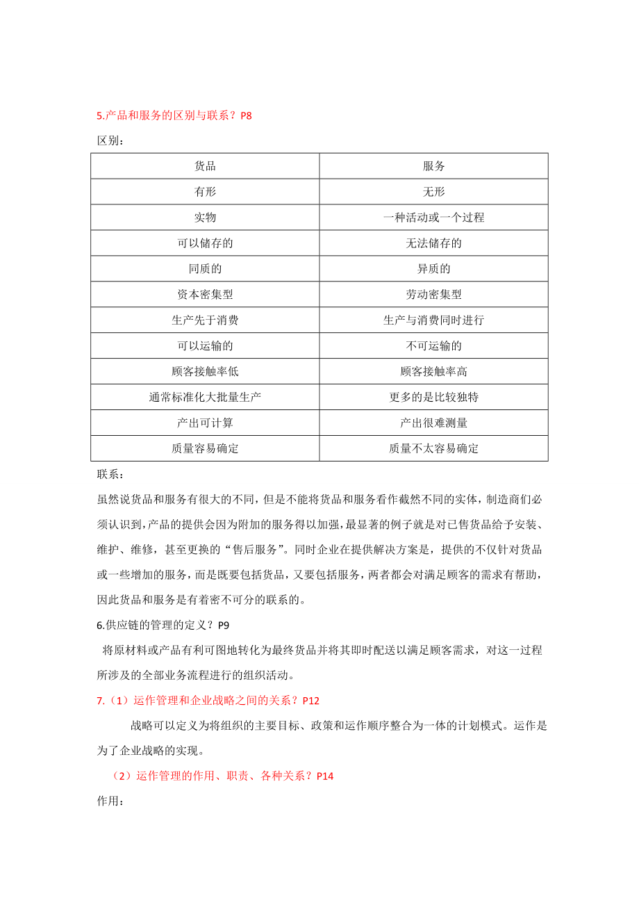 运作管理总复习WORD详细版.doc_第2页