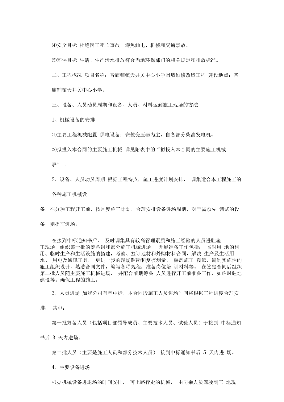 围墙施工设计方案完整版.docx_第2页