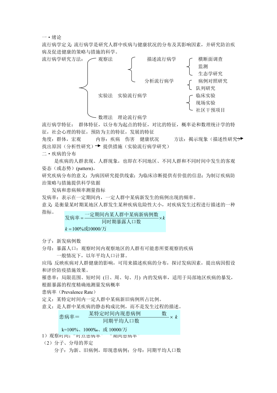 流行病学期末考试重点.doc_第1页