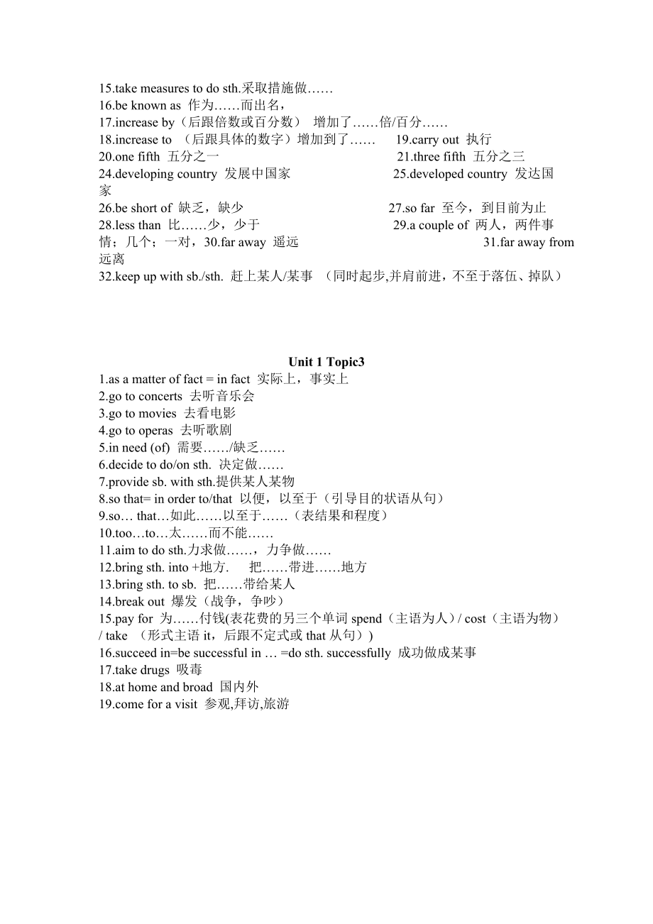 仁爱版九级上英语Unit 1知识点归纳.doc_第2页