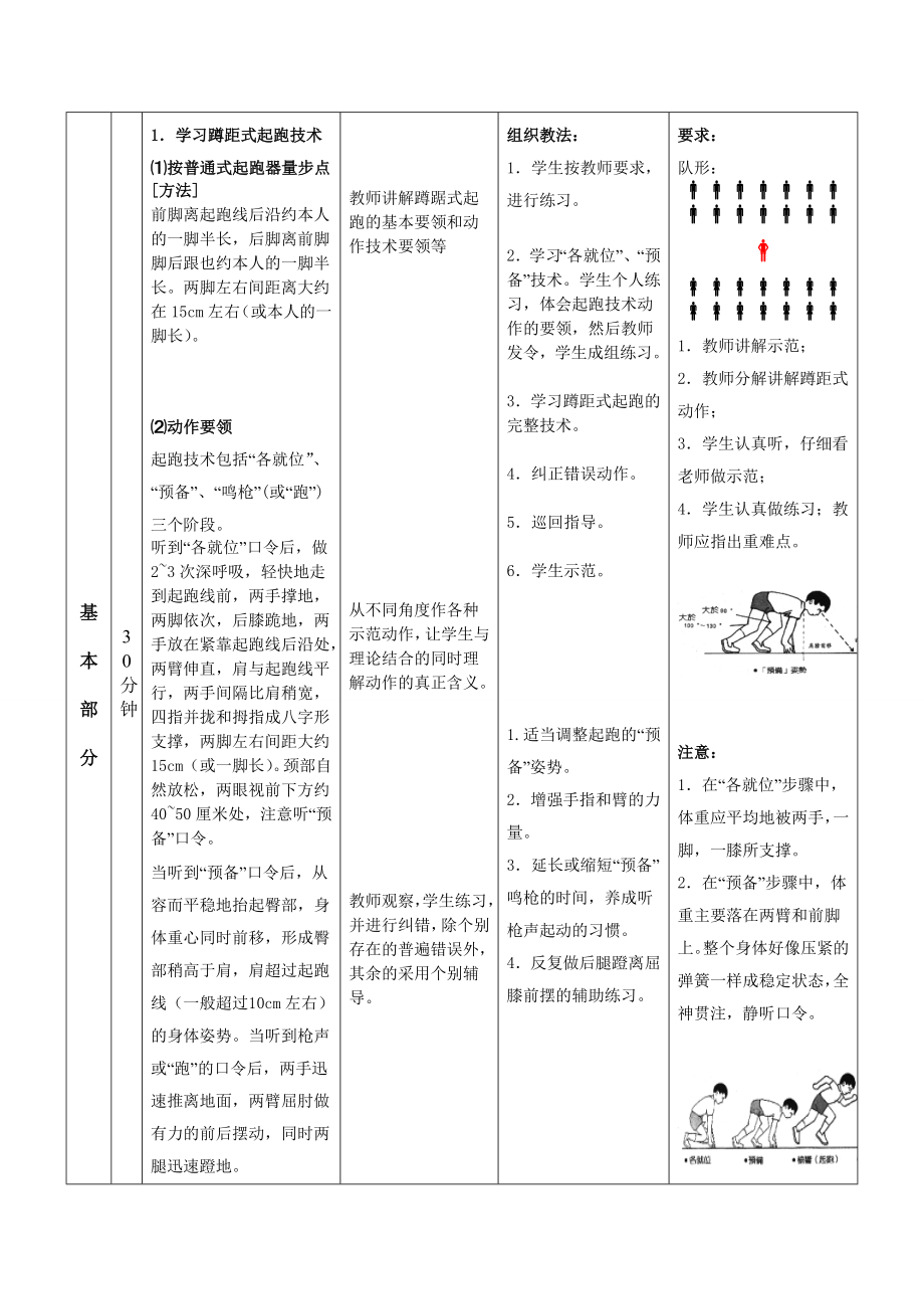 蹲踞式起跑教案(初中).doc_第3页