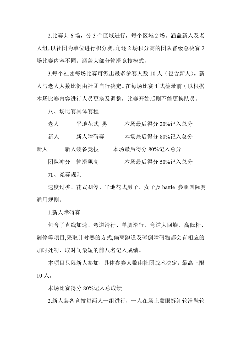 轮滑社团联盟大联赛策划书abzt.doc_第2页