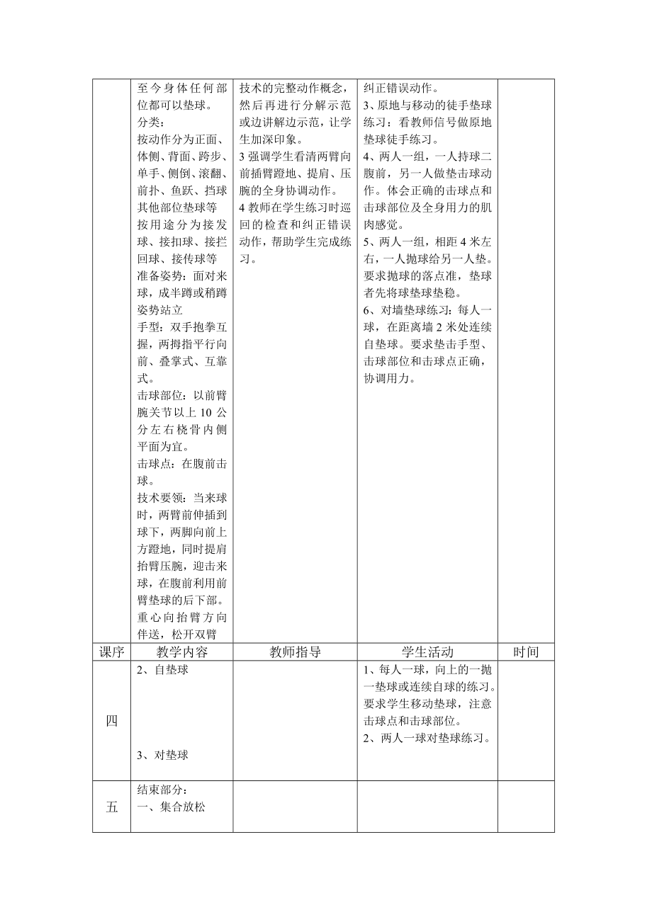 排球选修课教案.doc_第3页