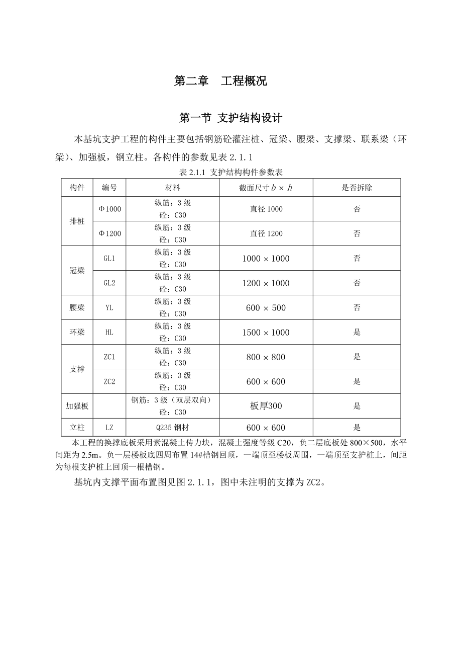 深基坑支撑梁拆除方案.doc_第3页