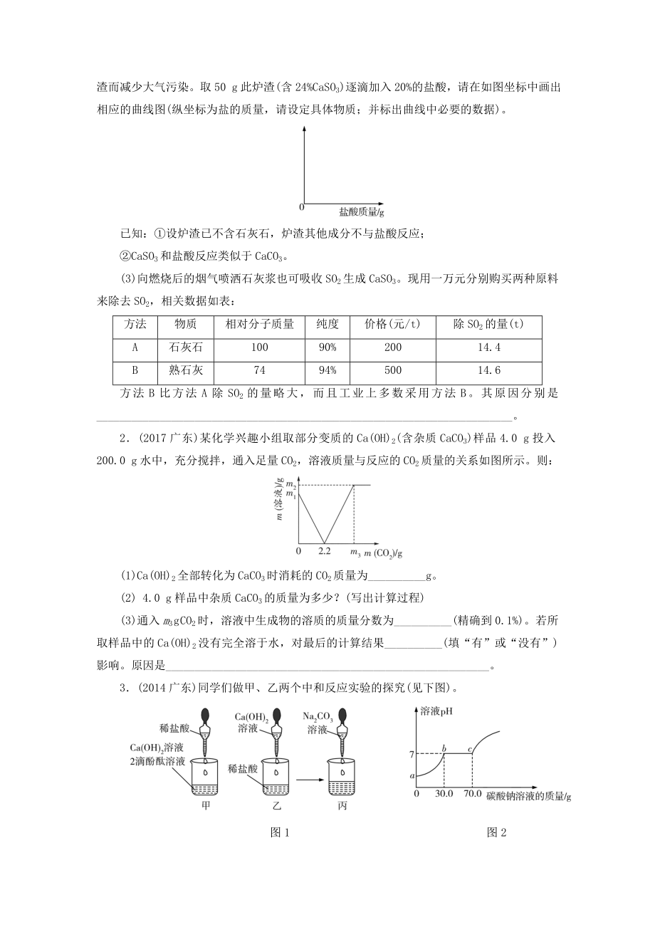 广东省2019版中考化学总复习第2部分专题5化学计算优化训练.docx_第2页