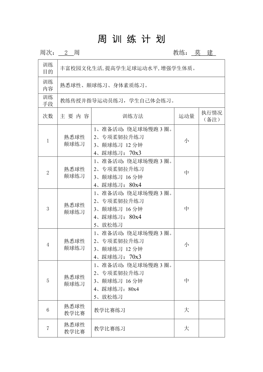 足球训练周计划.doc_第2页