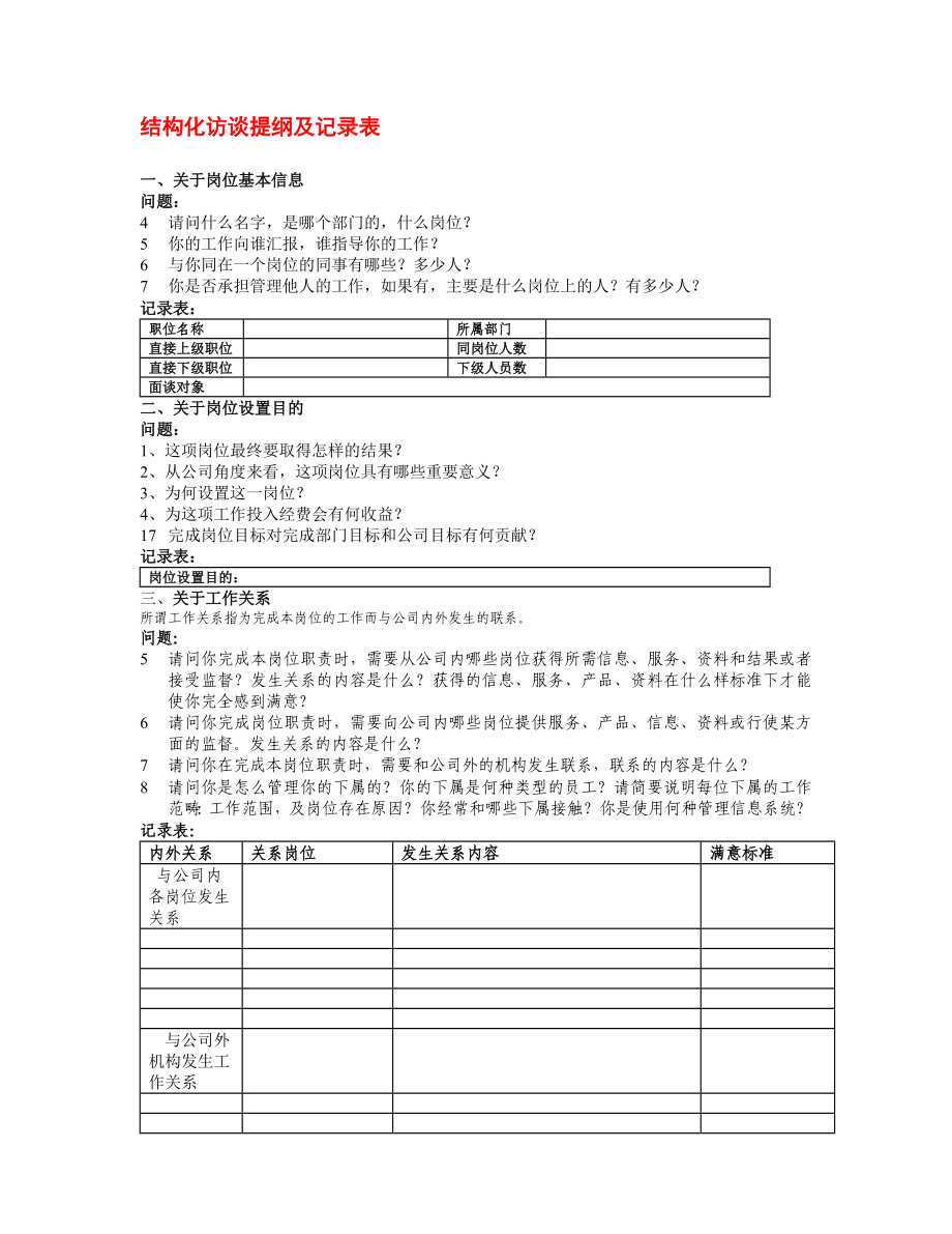 结构化访谈提纲及记录表.doc_第1页