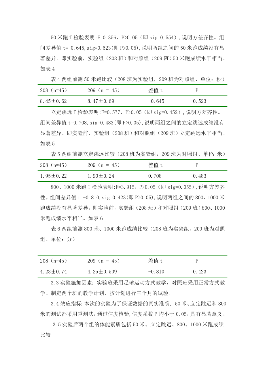 体育教学论文：关于在学校开展足球运动课对提高学生体能素质的研究　.doc_第3页