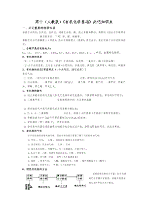 有机化学知识点全面总结.doc