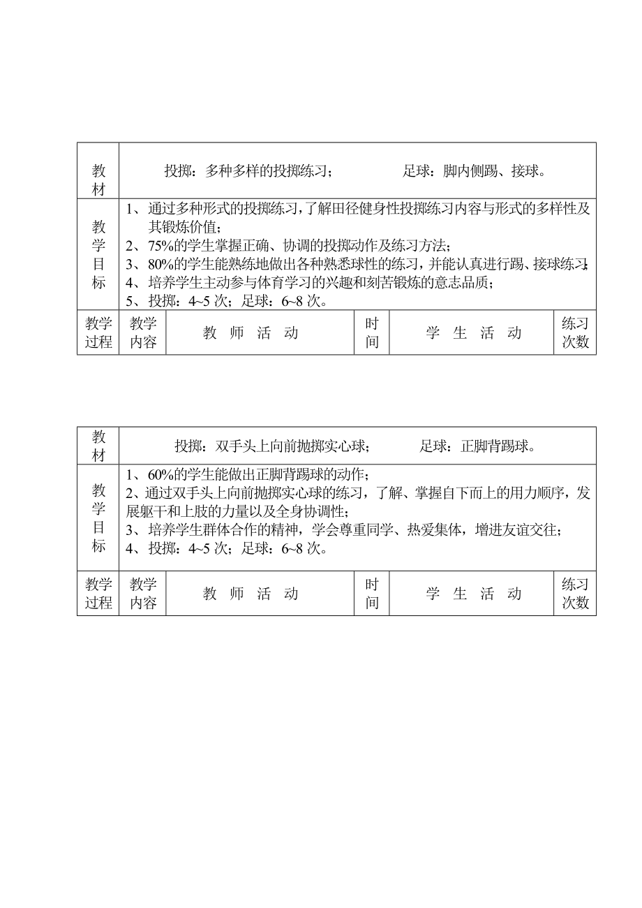 初中体育课教案.doc_第1页