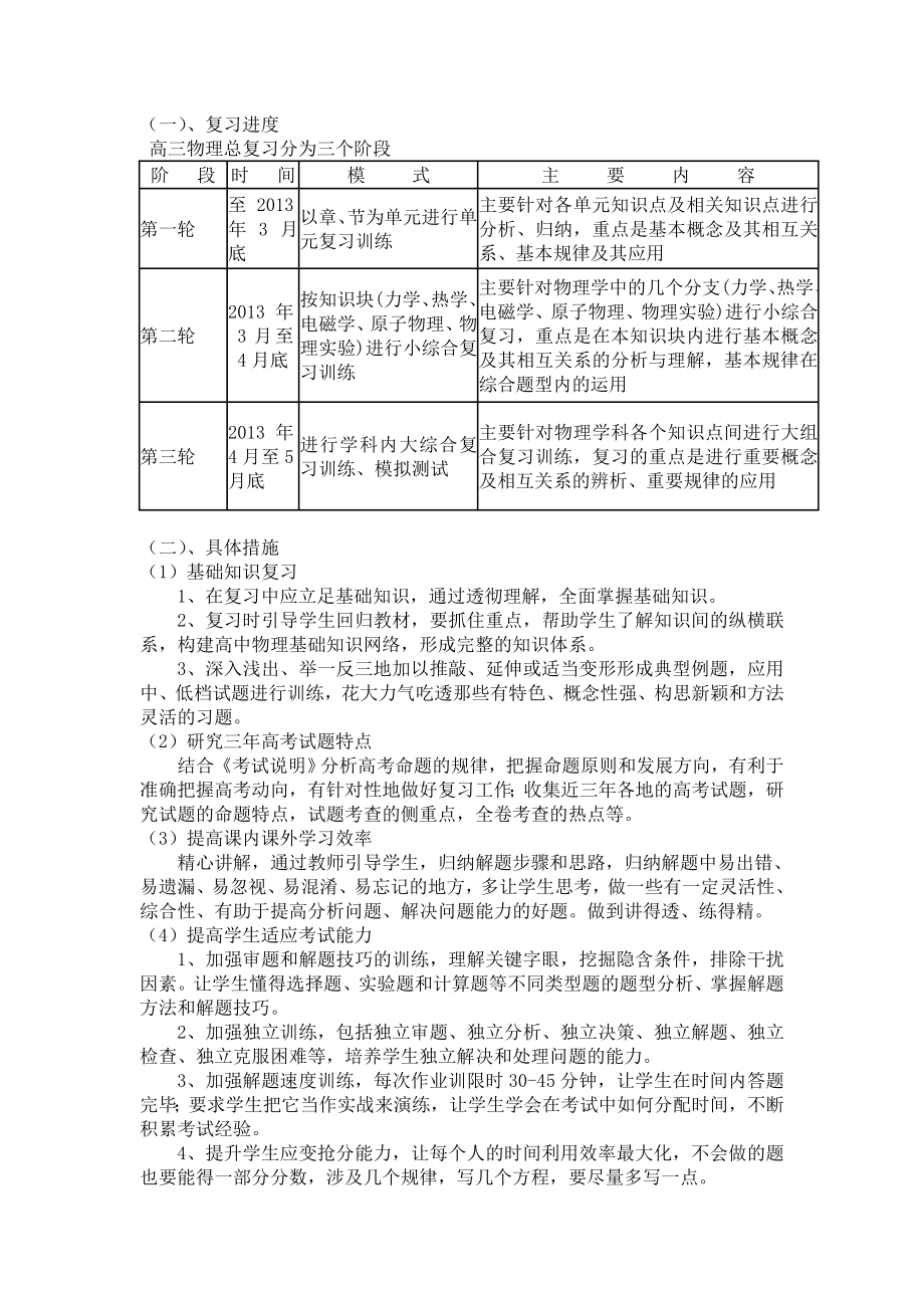 高三物理教学研讨会交流材料 .doc_第2页