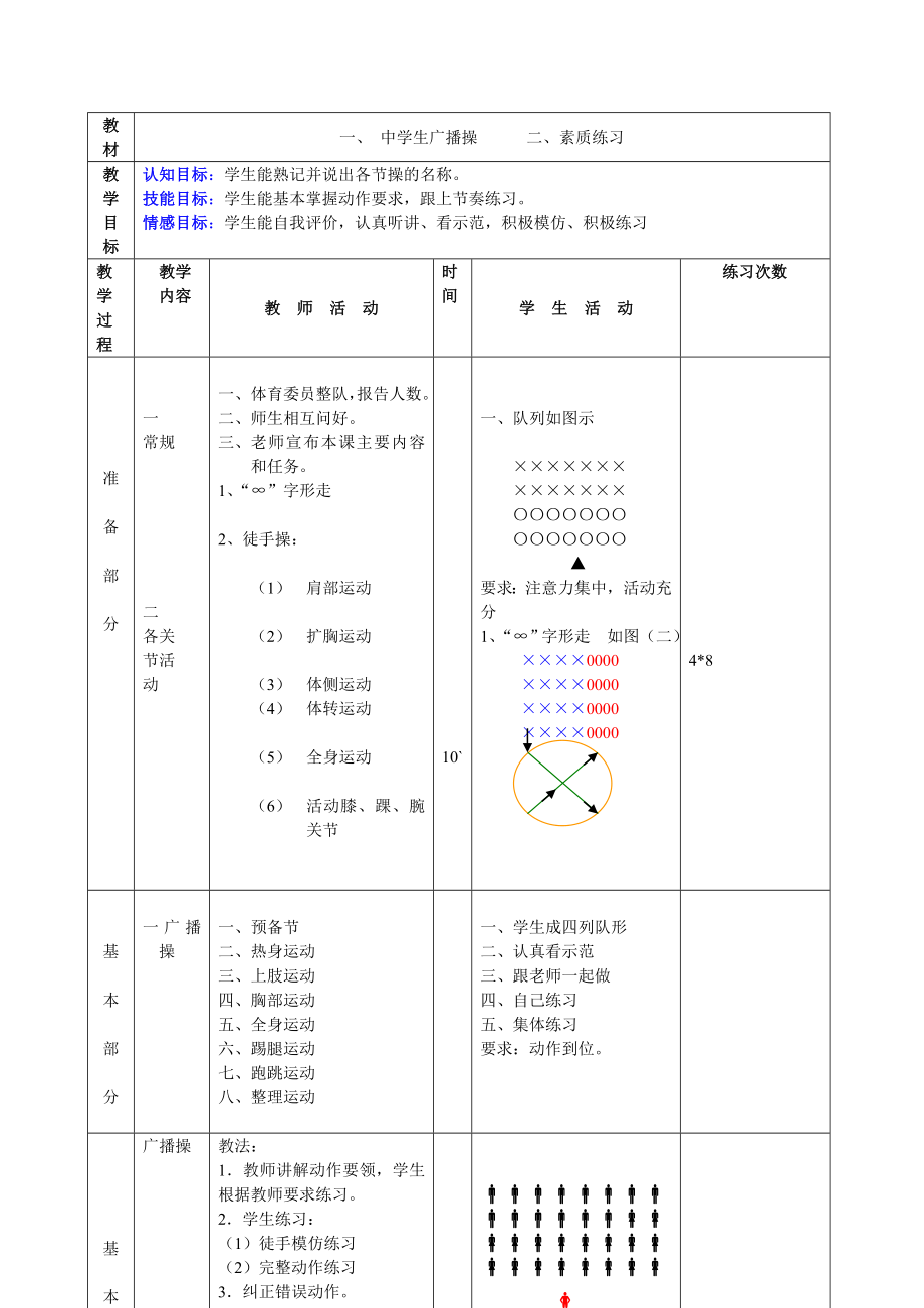 初中体育教案全集七级八级九级.doc_第2页