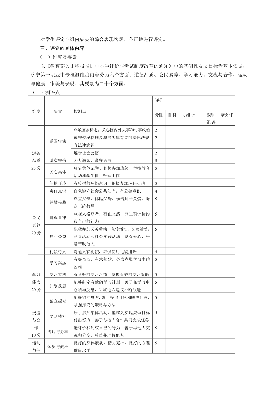 学生综合素质评价方案1.doc_第2页