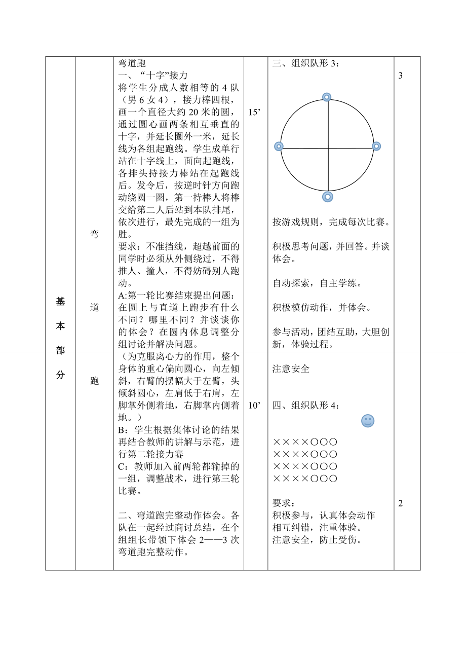 高中弯道跑教学设计.doc_第3页