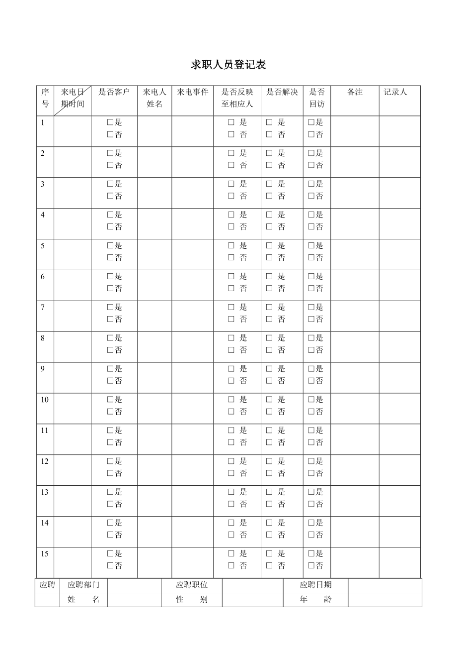 家装公司各种常用表格.doc_第2页