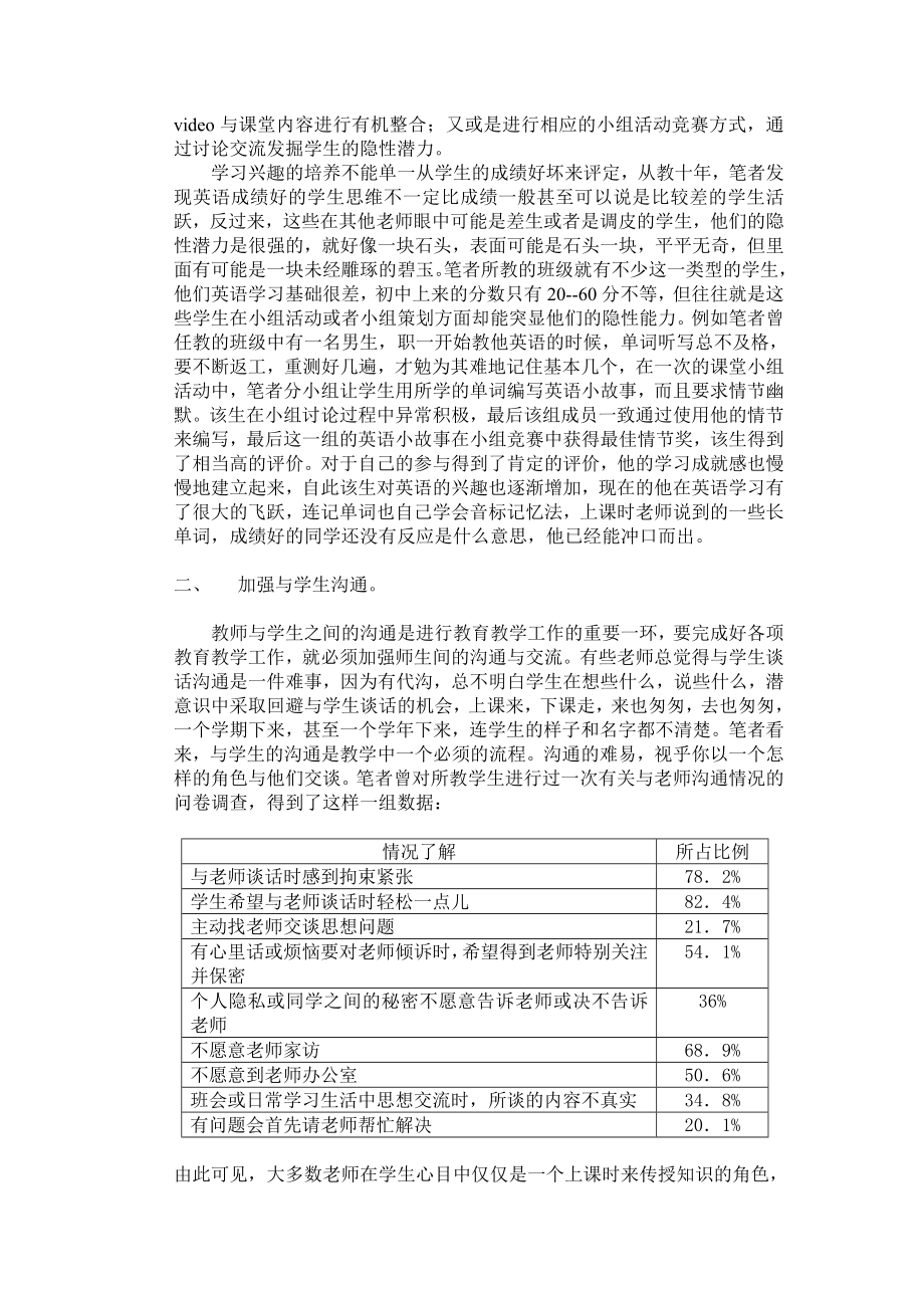 1646.浅谈在日常教学工作中提高学生的有效学习(论文).doc_第2页