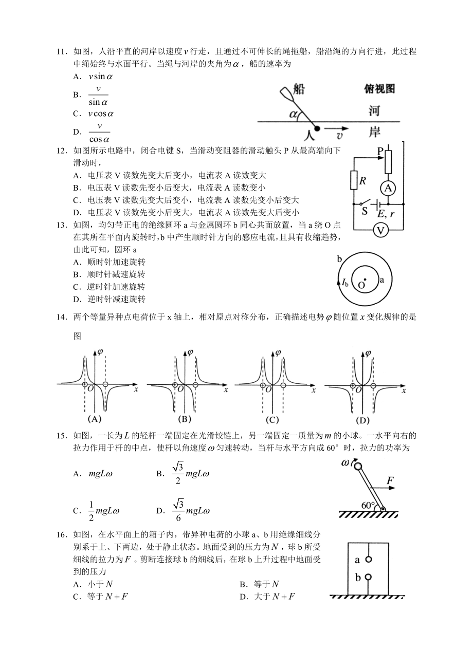 高考试题物理(上海卷).doc_第3页