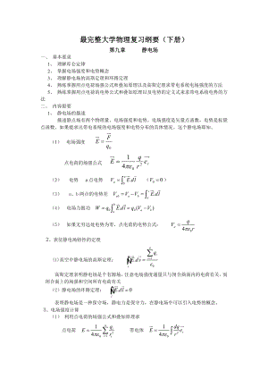 最完整大物下复习提纲.doc