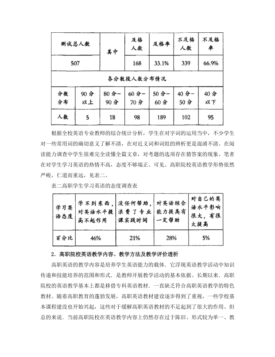 分层教学模式下的高职院校英语教学改革探析.doc_第2页