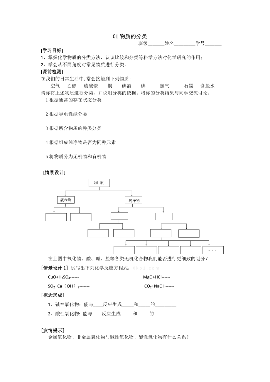 高一化学：01物质的分类.doc_第1页