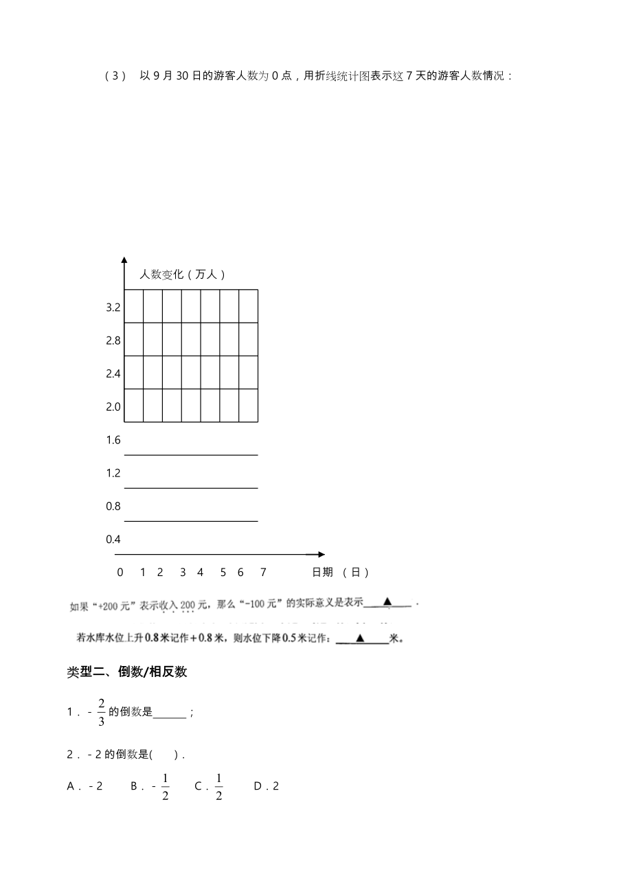 浙教版七年级数学(上册)期末总复习题易错题汇总.docx_第2页