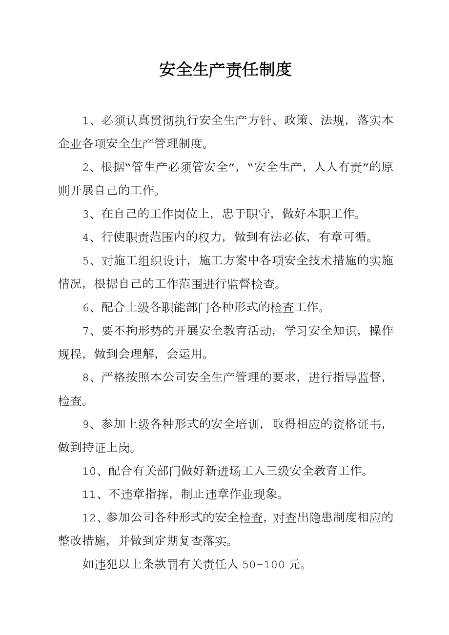 各类安全生产管理制度汇编.doc_第2页