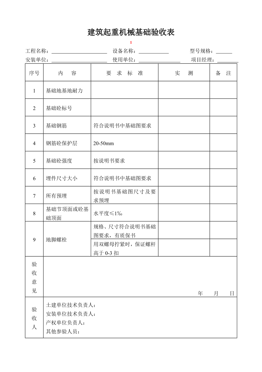 施工升降机综合验收表.doc_第1页