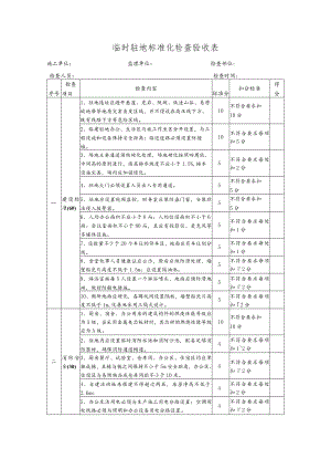 临时驻地标准化检查验收表.docx