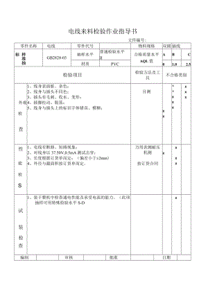 电线来料检验作业指导书.docx