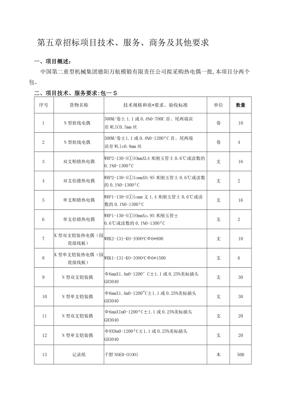 第五章招标项目技术、服务、商务及其他要求.docx_第1页