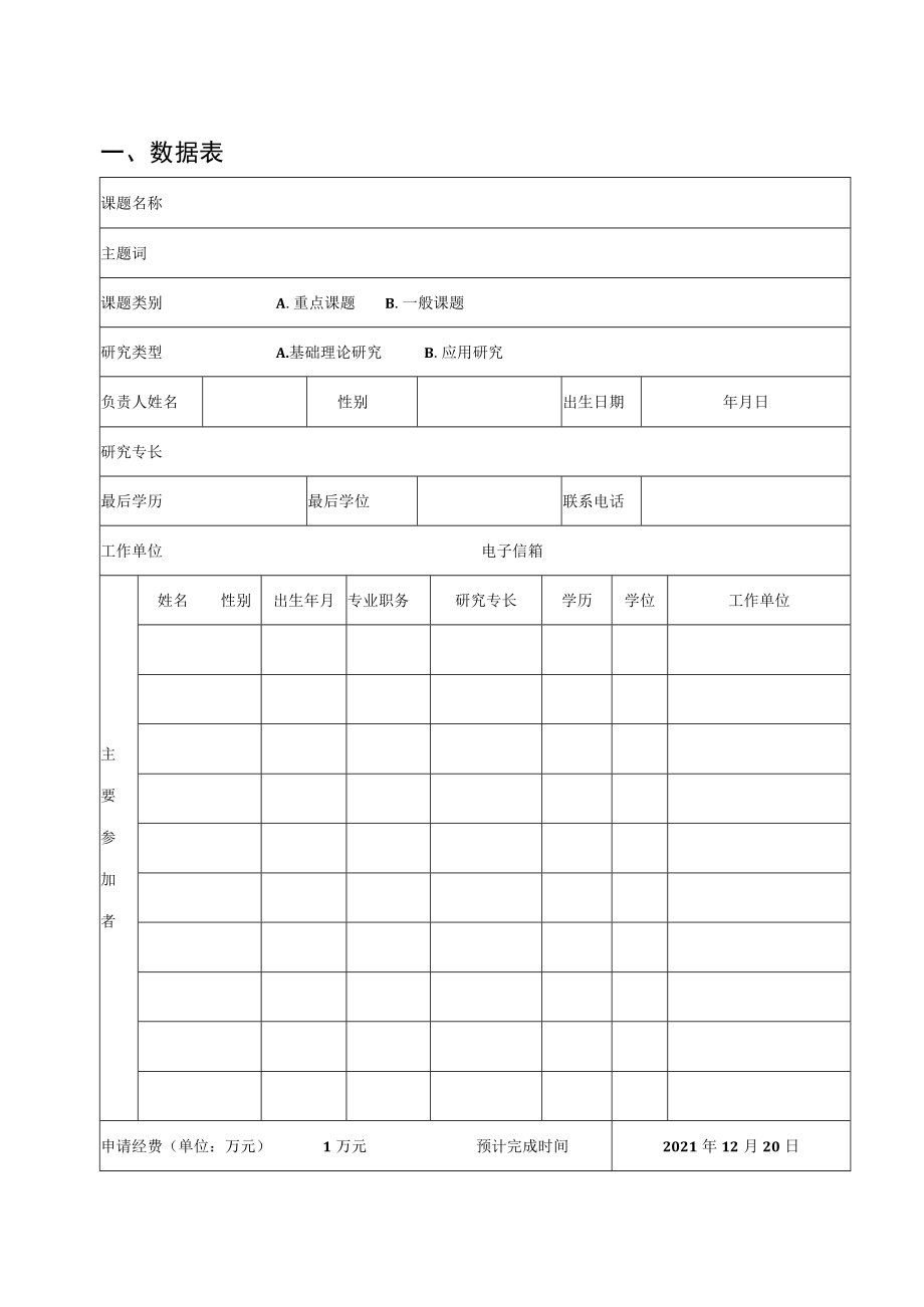 福州大学社会科学研究项目2021年度专项申请书.docx_第3页