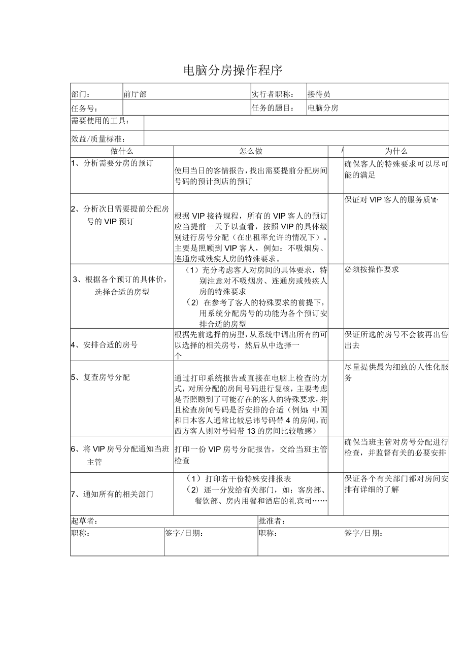 电脑分房操作程序.docx_第1页