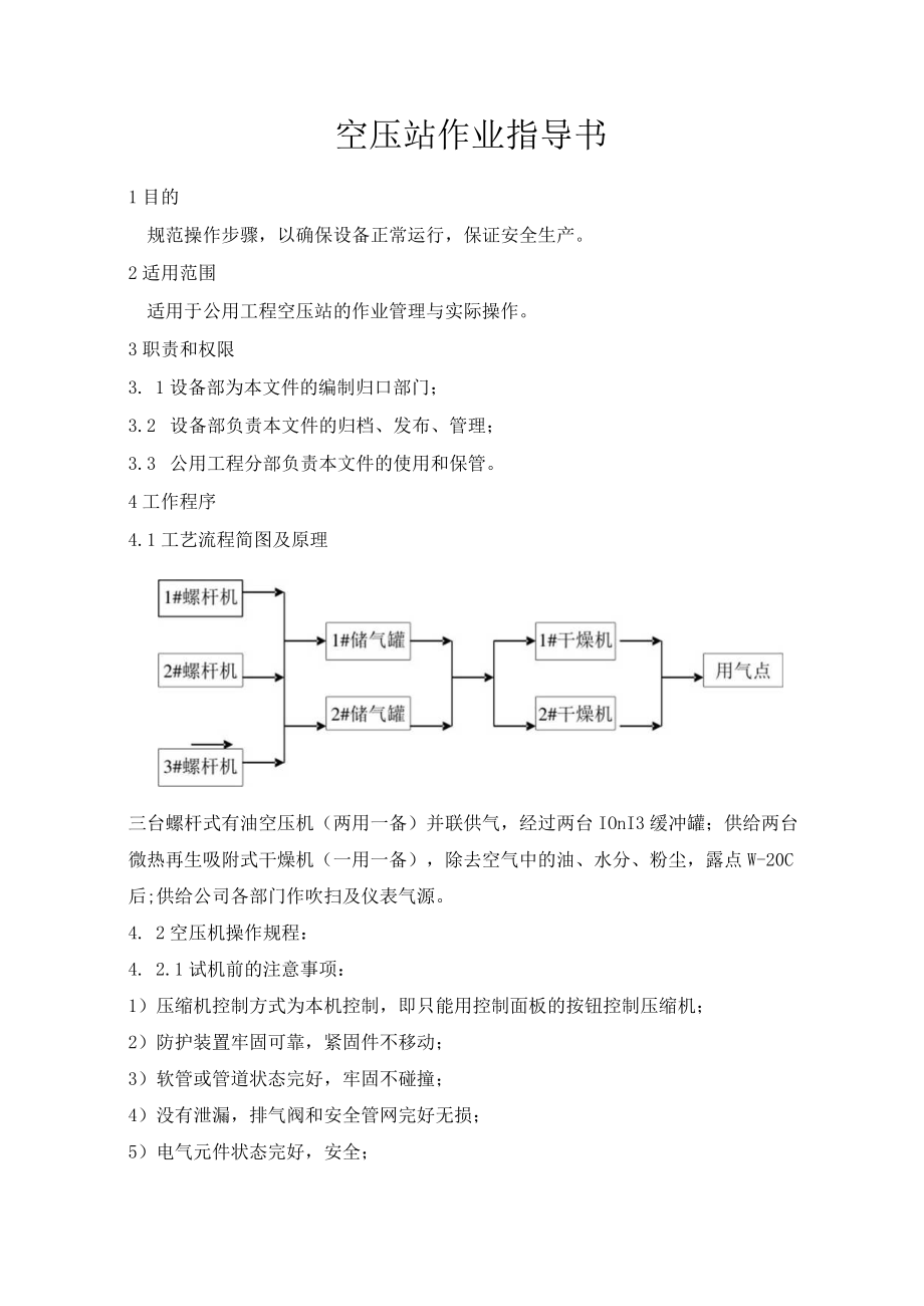 空压站作业指导书.docx_第1页