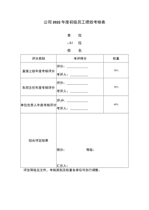 班组长年度评分表.docx