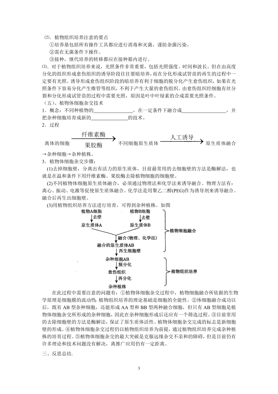 选修三专题二211《植物细胞工程的基本技术》导学案.doc_第3页