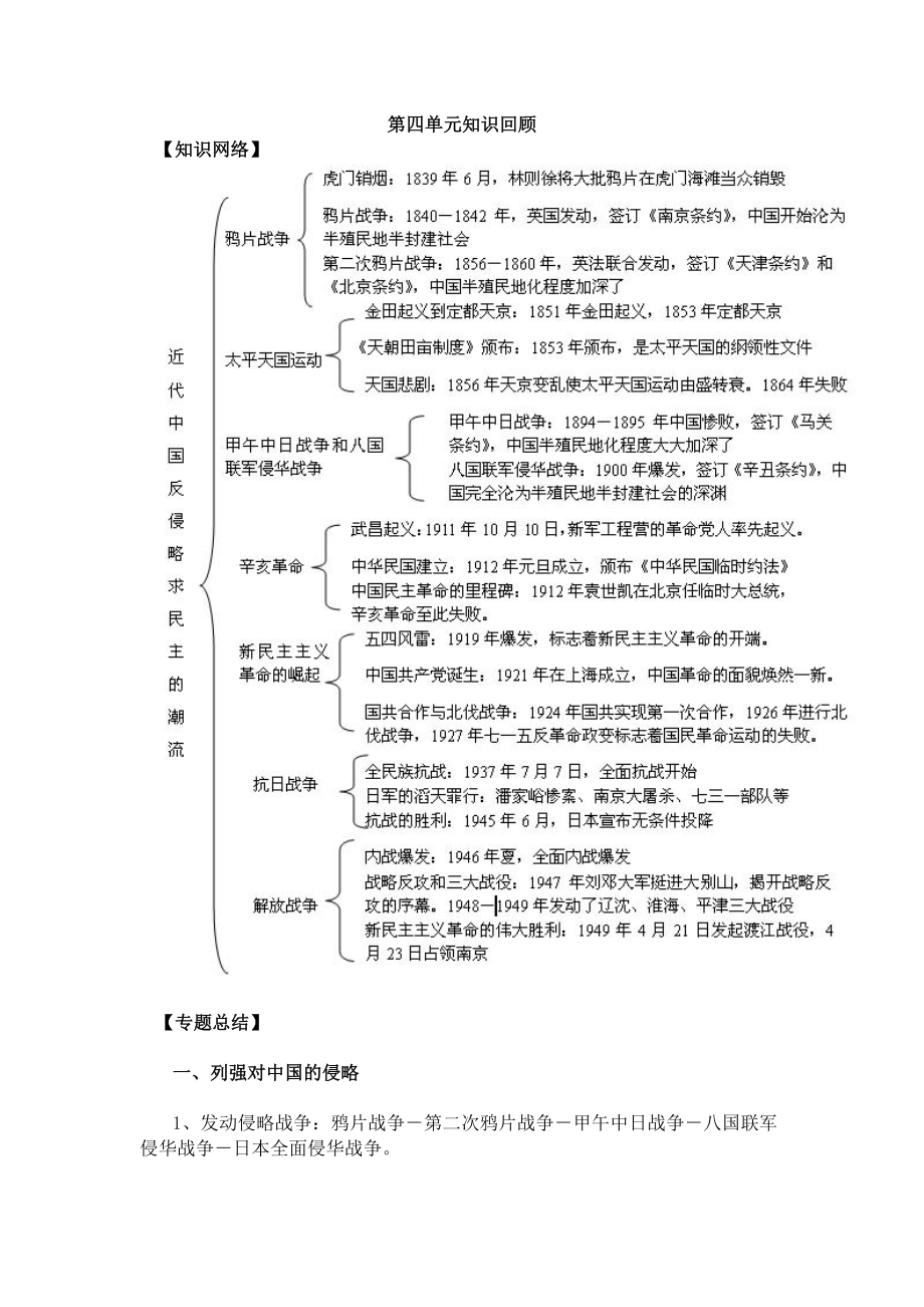 第四单元知识总结.doc_第1页