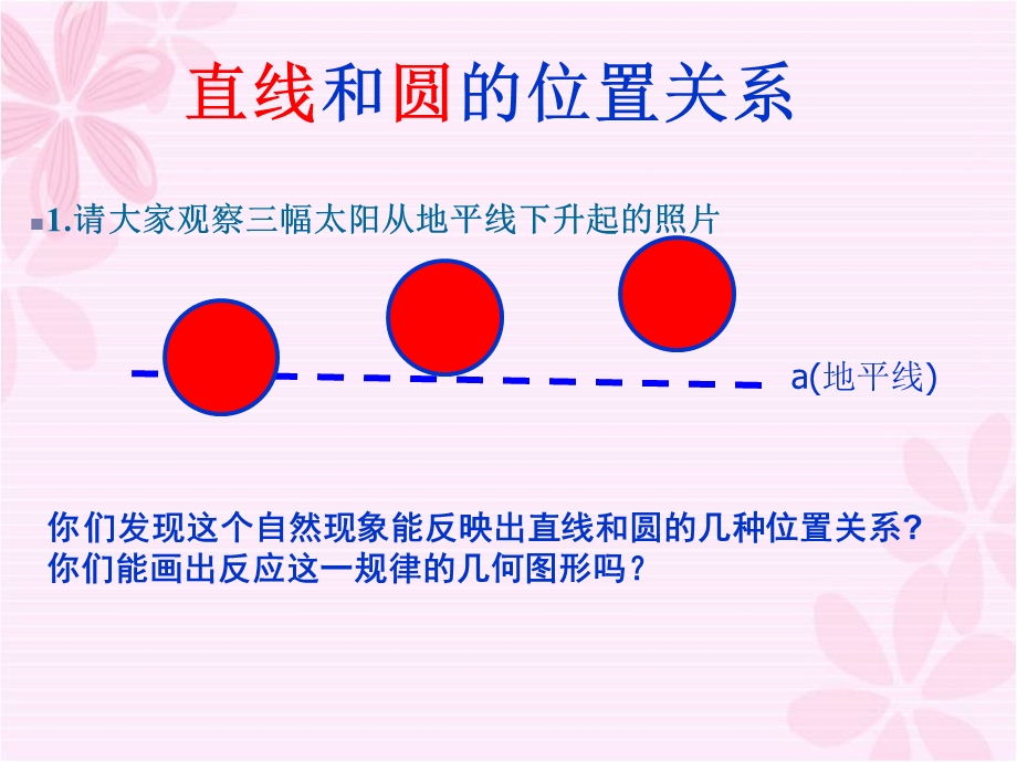 人教版九年级直线和圆的位置关系课件（共17张）.ppt_第2页