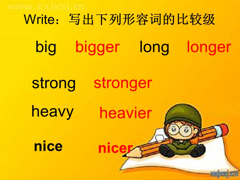 科普版小学英语六年级上册第十单元第一课时lesson10+《The+giraffe+is+taller+than+the+deer》.ppt_第3页