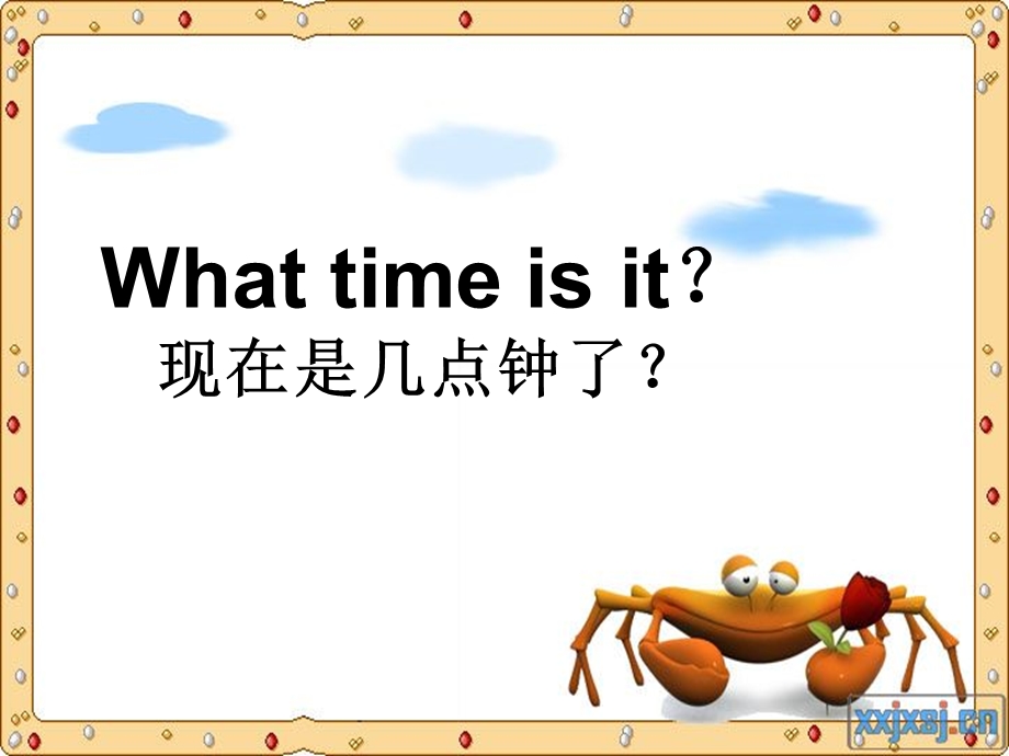 pep小学四年级英语下册unit2课件_What_time_is_it[1]1 (3).ppt_第2页