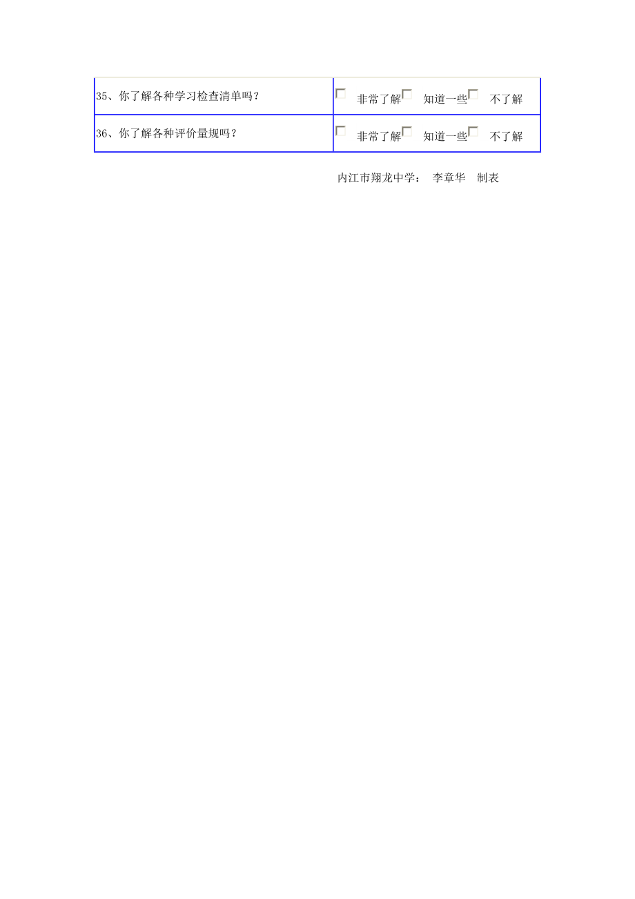 科学与信息技术整合学情调查表.doc_第3页