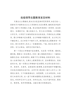 领导主题教育发言材料.docx