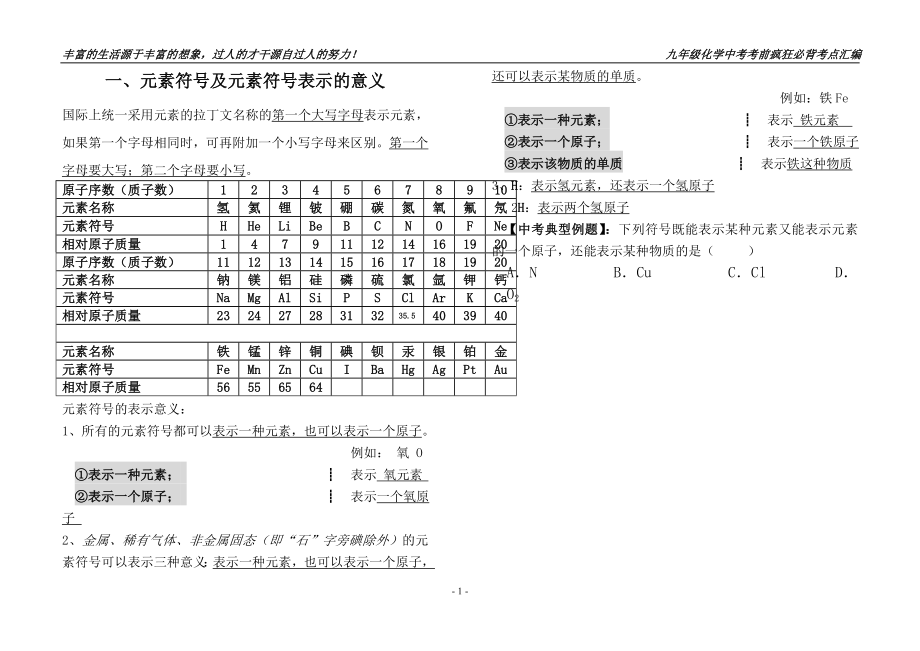 九年级化学考点总结汇编.doc_第2页