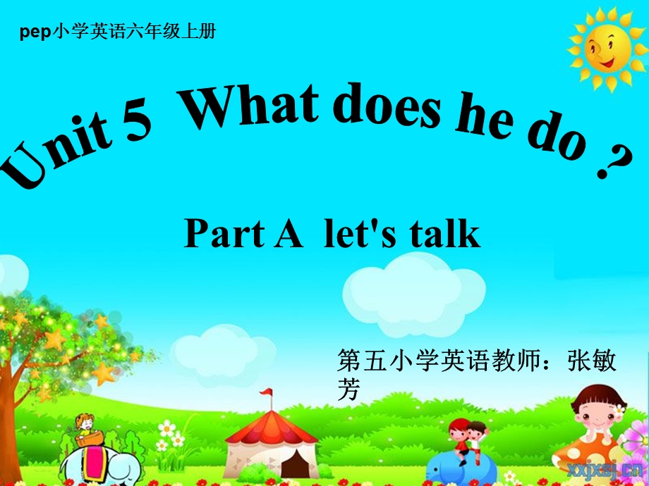 pep小学英语六年级上册Unit5Whatdoeshedo.ppt_第3页